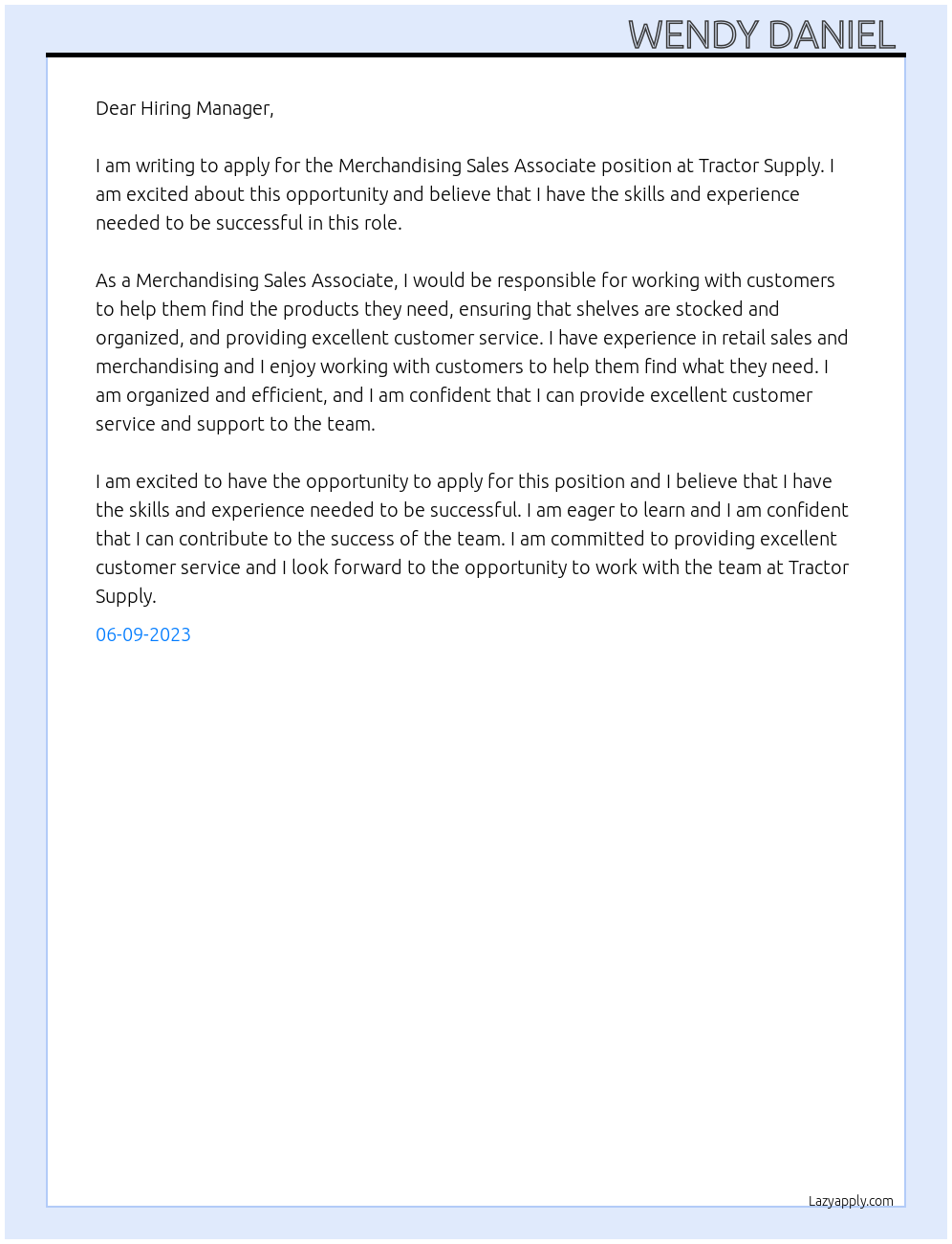 Cover letter for merchandising - 8bHPCiTic2hkENxNyIXR