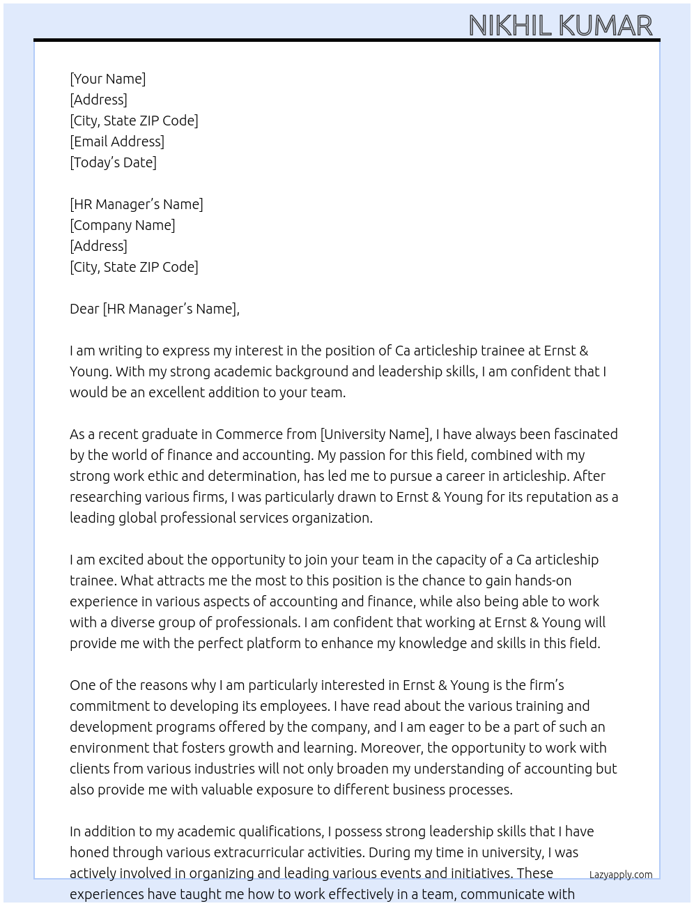 Cover letter for ca articleship - D3tjv7WsKID8aB5gLgoY 