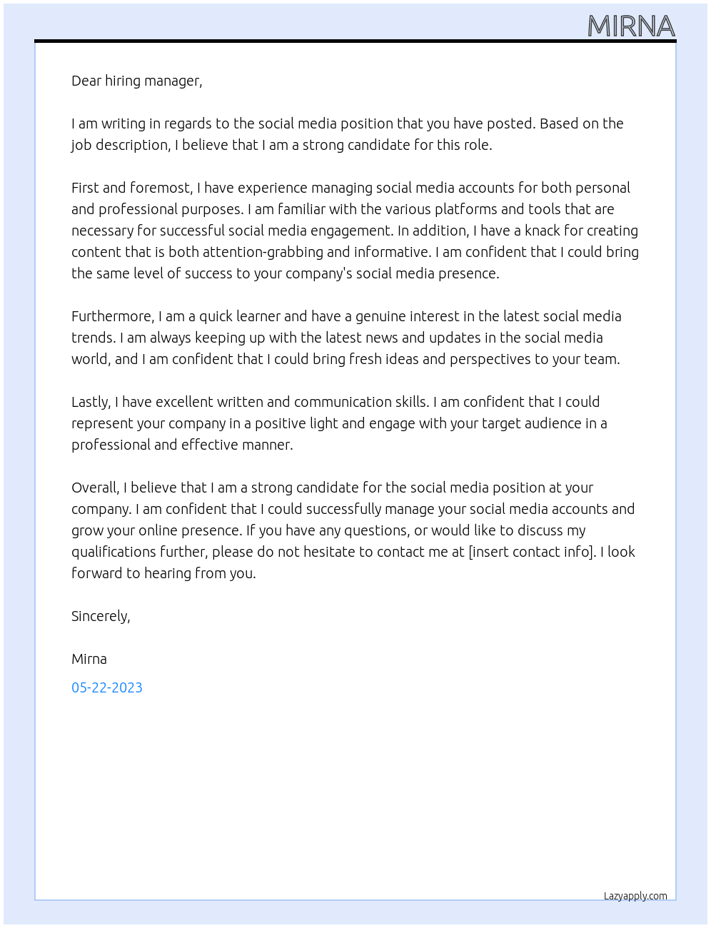 social media At wieudhiwuh Cover Letter