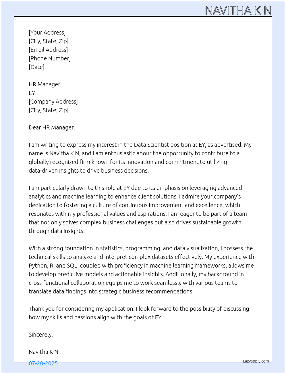 Cover letter for data sciensit - GfX8GE67T3N5nDEoe46t