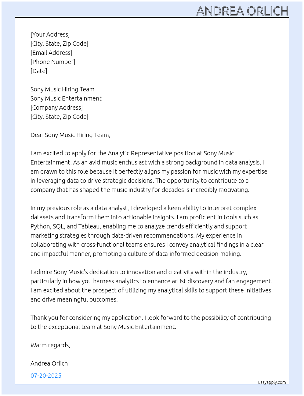 Cover letter for analytic representative - HlQwnBgqYZ25rRIJS9v2