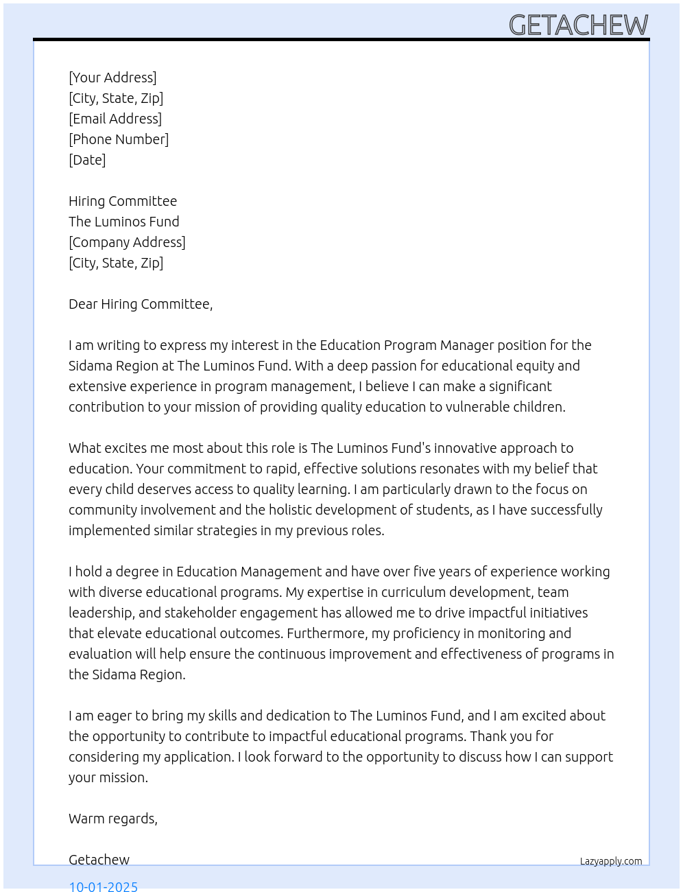 Education Specialist Cover Letter Template: How to Write a Winning ... - Tips For Writing A Cover Letter For An Educational Development Program