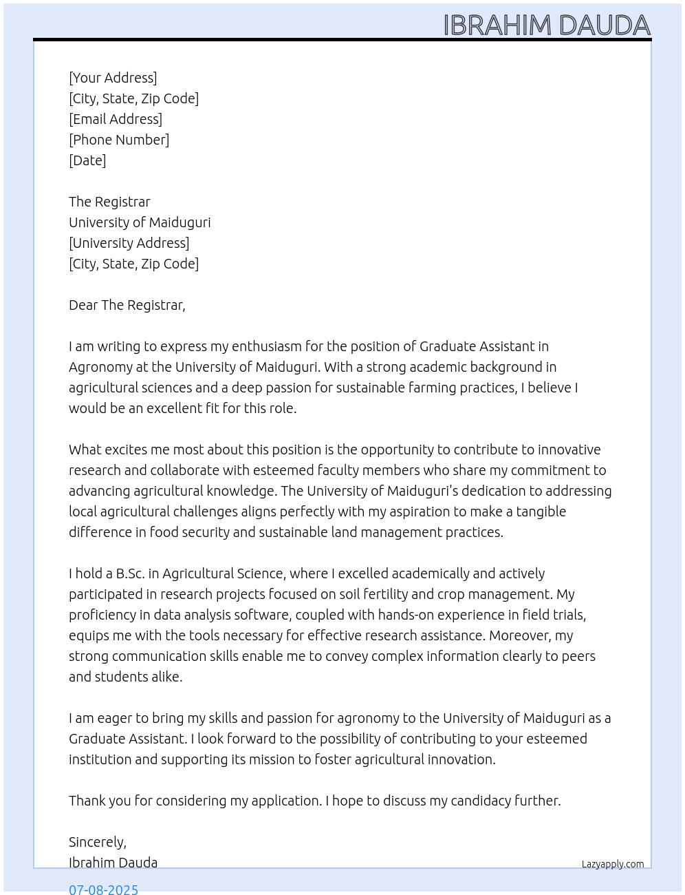 Cover letter for graduate assistant - Z4zFqz8fsyrP3CwLQsXo 